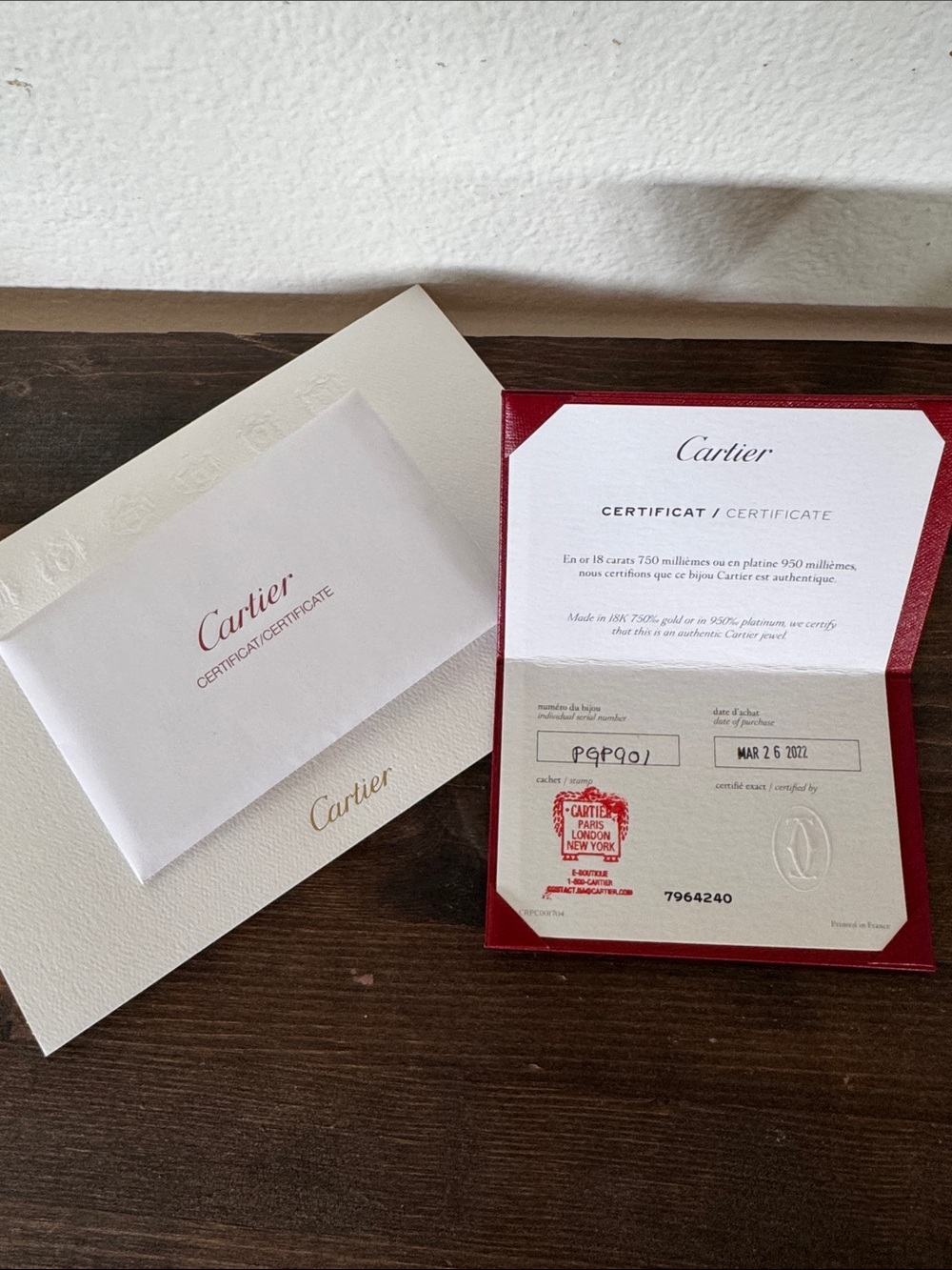 100% authentic Cartier love ring - Picture 9 of 10